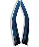 Renault Express Düz Kromlu Cam Rüzgarlığı 2021 ve Üzeri 2li