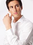 Brooks Brothers Slim Fit İtalyan Yaka Beyaz Erkek Gömlek BBSS24MSH028