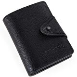 Williampolo Elit quality Siyah Hakiki Deri Mini Erkek Kartlık 