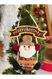 Waldern Profesör Merry Christmas Yılbaşı Kapı Süsü