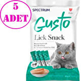 Spectrum Gusto Ton Balığı ve Somonlu Krema Kedi Ödül Maması 15 gr (4'lü) 5 AD