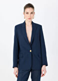 Sorbe Normal Lacivert Kadın Ceket DAILY JACKET BLAZER 1023