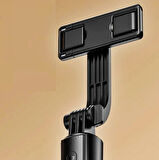 Selfie Çubuğu Bluetooth Kumandalı Kablosuz 170cm Çok Fonksiyonlu IŞIKSIZ Tripod -R1S-