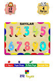 212toyzz Ahşap Oyuncak Eğitici Öğretici Puzzle Yapboz Meyve Sebze Sayı Türkçe 4’lü Mega Set