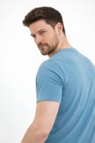 2124 Henley Tişört Basic Casual T shirt