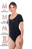 Siyah Emay 1926 Soft Yarım Kollu Body