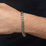 Gümüş Elişi Örgü Gurmet Erkek Bileklik