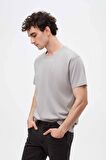 Ds Damat Slim Fit Gri %100 Pamuk T-Shirt 4HC141996753M