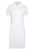 Kadın Slim Fit Kısa Kollu Polo Yaka Siyah Elbise