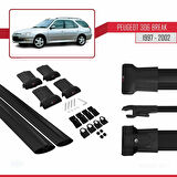 Peugeot 306 SW 1997-2002 Arası ile Uyumlu FLY Model Ara Atkı Tavan Barı Siyah 2 Adet