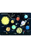 212toyzz Solar Sistem Gezegenler Eğitici Ahşap Bultak Yapboz Oyuncak Puzzl