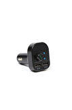 Bluetooth Araç Kiti Fm Transmitter Çift Usb Girişli 3.1a
