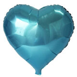 Açık Mavi Kalp Folyo Balon TdrTR