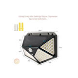 Solar Bahçe Aydınlatma Lambası 100 Led TdrTR