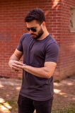 Füme Basic Rahat İnce Petek Kumaş Erkek Spor Tshirt 22ETSHPORT