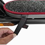 Elektrikli Scooter Aksesuar Koruyucu Paspas Navee V40 Uyumlu Amblem Arma Mavi Kenar Overlok