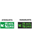 Acil Çıkış Fosforlu Levha