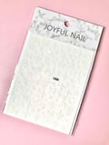 Beyaz Ay Yıldız Kelebek Dizayn Tırnak Sticker Tırnak Etiketi Nail Art JO-1006