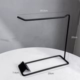 Metal Tırnak Renk Kartelası Standı Siyah Masaüstü Stand
