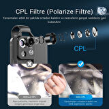 Apexel 200x Büyütmeli Mobil Mikroskop Telefon Lensi LED Işıklı Portatif Tak Çalıştır Polarize Filtreli