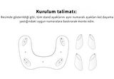 Oval U Tipi Ergonomik Manikür Sehpası Beyaz Manikür Kol Desteği U1W