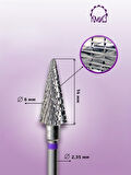 Kmiz Manikür Çıkarma Çelik Törpü Ucu Mor Koni FKET-060