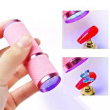 Mini Uv Led Lamba Tırnak Kurutucu Led Lamba Pembe