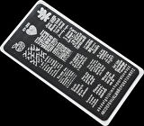 Nail Art Stamping Baskı Plakası