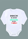 Uzun Kollu %100 Organik Pamuk Baskılı Bebek Body Çıtçıtlı Zıbın ZBN036