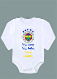 Uzun Kollu %100 Organik Pamuk Baskılı Bebek Body Zıbın ZBN179