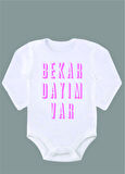 Uzun Kollu %100 Organik Pamuk Baskılı Bebek Body Çıtçıtlı Zıbın ZBN048