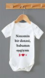 Organik %100 Pamuk Nenemin Bir Denesi Babamın Eşqiyem Bebek Body Zıbın ZBN0157