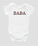 Organik %100 Pamuk Baba Seni Çok Seviyorum Baskılı Çıtçıtlı Bebek Body Badi Zıbın ZBN041