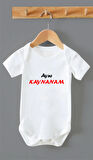 Organik %100 Pamuk Aynı Kaynanam Bebek Body Zıbın ZBN0161