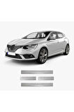 Megane 4 2016-2019 Uyumlu Krom Kapı Eşiği 4 Parça Paslanmaz Çelik
