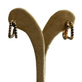 Uretti - İREM 3914 İkili Kare Ezme Detaylı Küpe