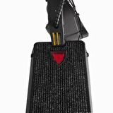 Elektrikli Scooter Aksesuar Koruyucu Paspas Gorilla G3 Uyumlu Siyah Kenar Overlok Kırmızı Kurt Nakış Armalı