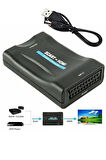Scart To HDMI Dönüştürücü Çevirici Adaptör Av Video Scart to HDMI
