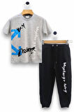 Erkek Çocuk Tişört & Eşofman Altı Takımı - Konforlu ve Şık Tasarım