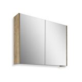 Teta Home Mersin 65CM Mdf Banyo Aynalı Üst Dolap