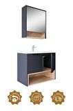 Teta Home Suva 65 Cm Mdf Banyo Dolabı Seti