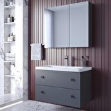 Teta Home Tiflis 80 Cm Mdf Banyo Dolabı Seti