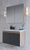 Teta Home Tokyo 65 CM Mdf Banyo Dolabı Seti