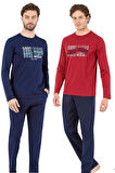Erkek Uzun Kollu Pijama Takımı 6062