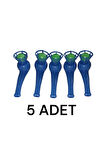 5 adet mavi üflemeli top