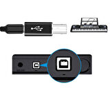  Type C To Usb B Midi Klavye Yazıcı Printer Çevirici Dönüştürücü Adaptör