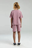 Kız Çocuk Giyim %100 Pamuklu T-Shirt & Şort İkili Set US01.LL.01.P4.O022