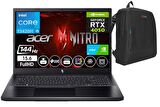 Acer Nitro V 15 Intel Core i5 13420H 32GB DDR5 Ram 512GB SSD 6GB RTX4050 15,6 İnç 144Hz IPS FHD Freedos Taşınabilir Bilgisayar NHQNBEY00104+WeblegelsinÇanta
