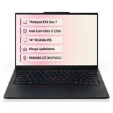 Lenovo ThinkPad E14 Gen 7 Intel Core Ultra 5 225U 16GB 512GB SSD 14" WUXGA W11P Laptop, Notebook 21SX007DTX 008