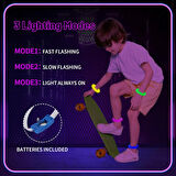 Festival &amp; Parti Led Bileklik Baskı Yapılabilir 3 Farklı Mod Işıklı 1 Adet